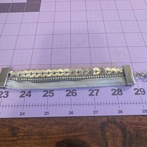 Victoria Emerson Silver Braided Bracelet